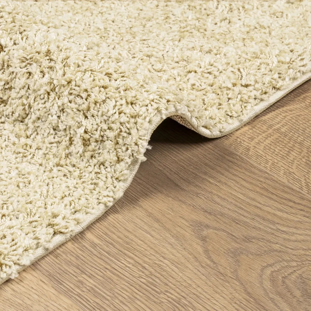 Tappeto Shaggy PAMPLONA a Pelo Lungo Moderno Oro 80x200 cm 375340