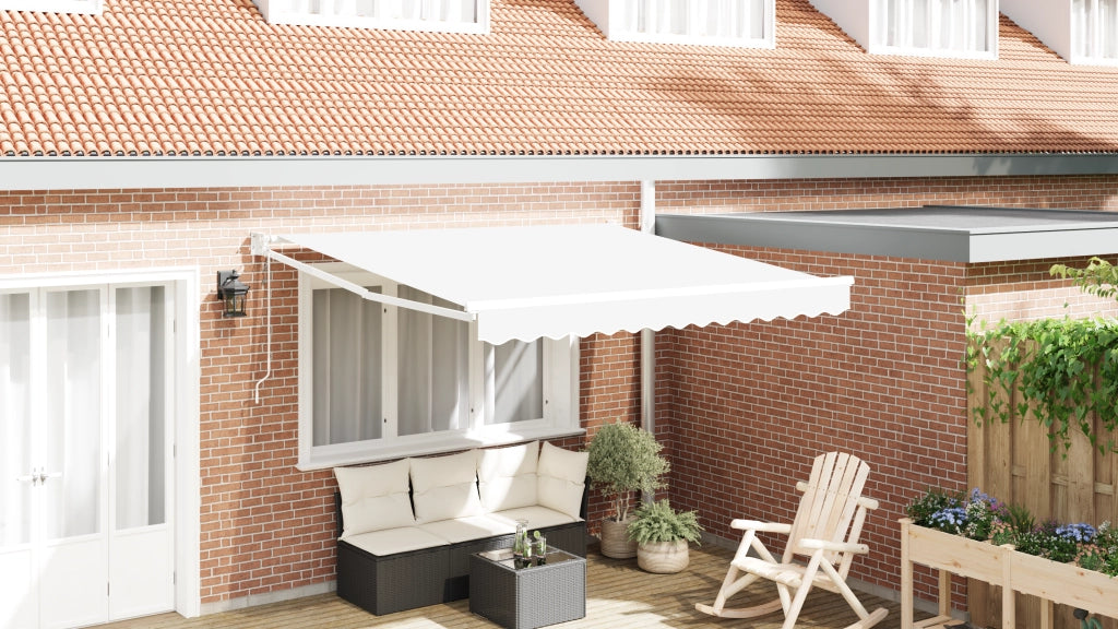 Tenda retrattile automatica  Bianca 350x250 cm
