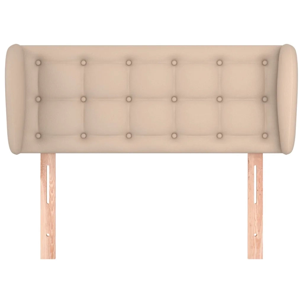 Testiera ad Orecchio-Testata con Orecchie Cappuccino 93x23x78/88 cm in Similpelle 834370
