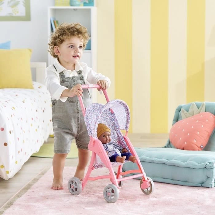 Accessori per bambole - COROLLE - Passeggino floreale - per bambola da 30 cm - da 18 mesi