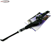 Trade Shop - Cavalletto Bici Supporto Bicicletta Laterale 1 Gamba Regolabile Piedi Bici Nero -