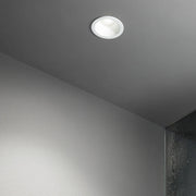 Faretto Incasso Moderno Oasis Metallo Bianco 1 Luce Gu10 Ip20 D9