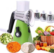 Raspatore manuale rotativo per patate - Multifunzionale - Ideale per verdure e formaggi - Lavabile a mano - Sicuro da utilizzare - Verde - Funzionale per varie verdure