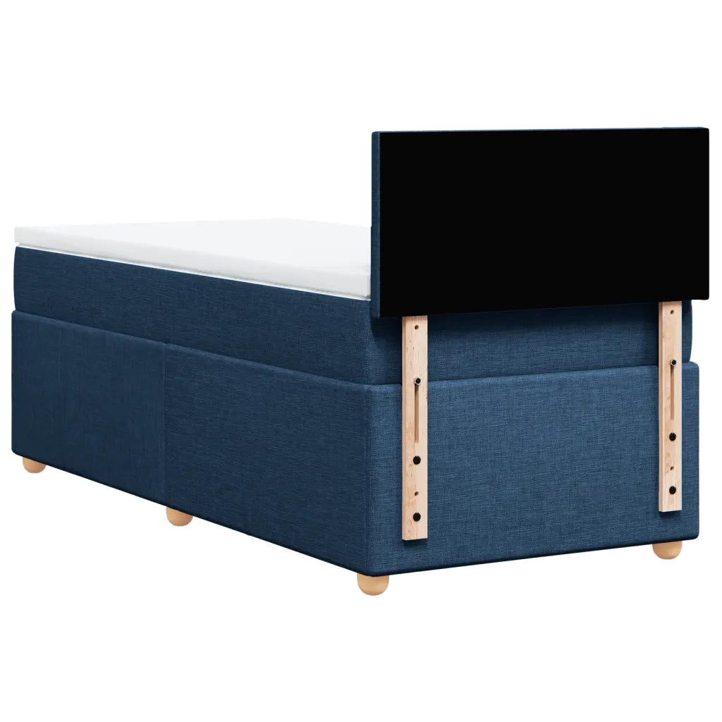 Giroletto a Molle con Materasso Blu 90x190 cm in Tessuto 3286534