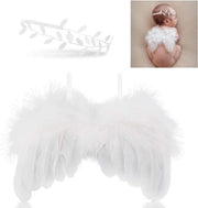 Accessori per fotografia di neonati femmine - ali per angeli e fascia per capelli per fotografie di bambini - belle foto del tuo piccolo