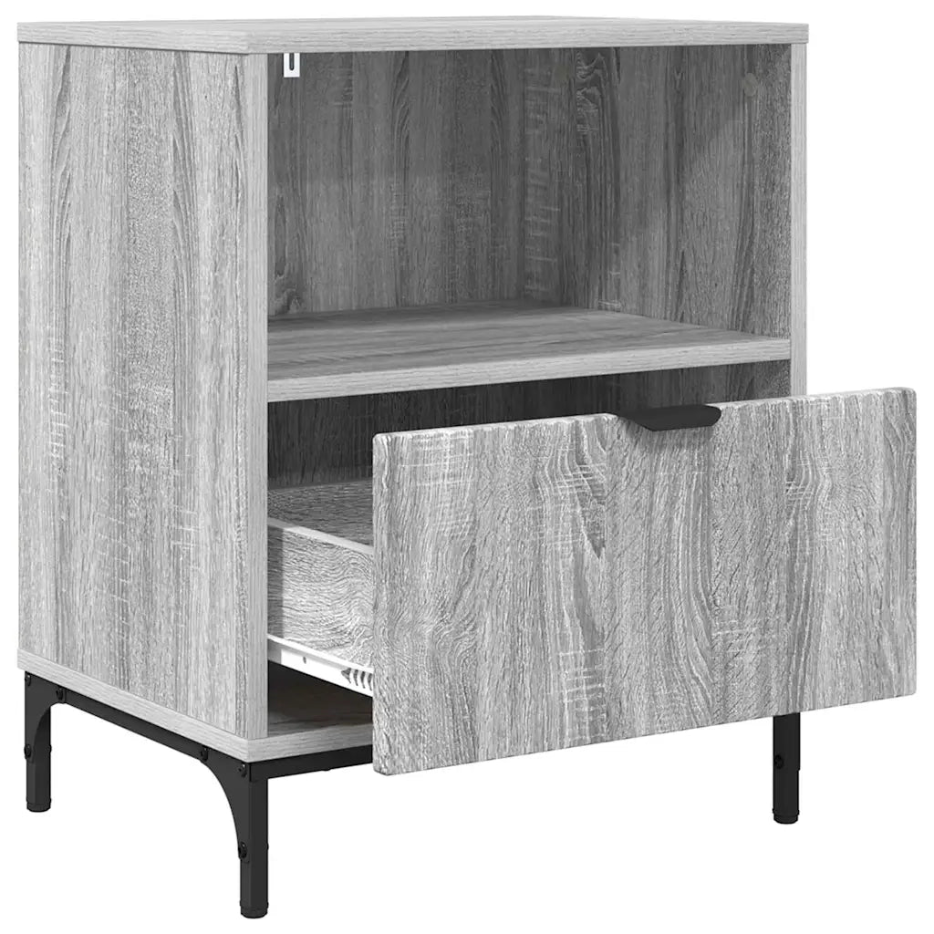 Armadio da Notte 2 pcs Grigio sonoma 49 x 36 x 61 cm 883487