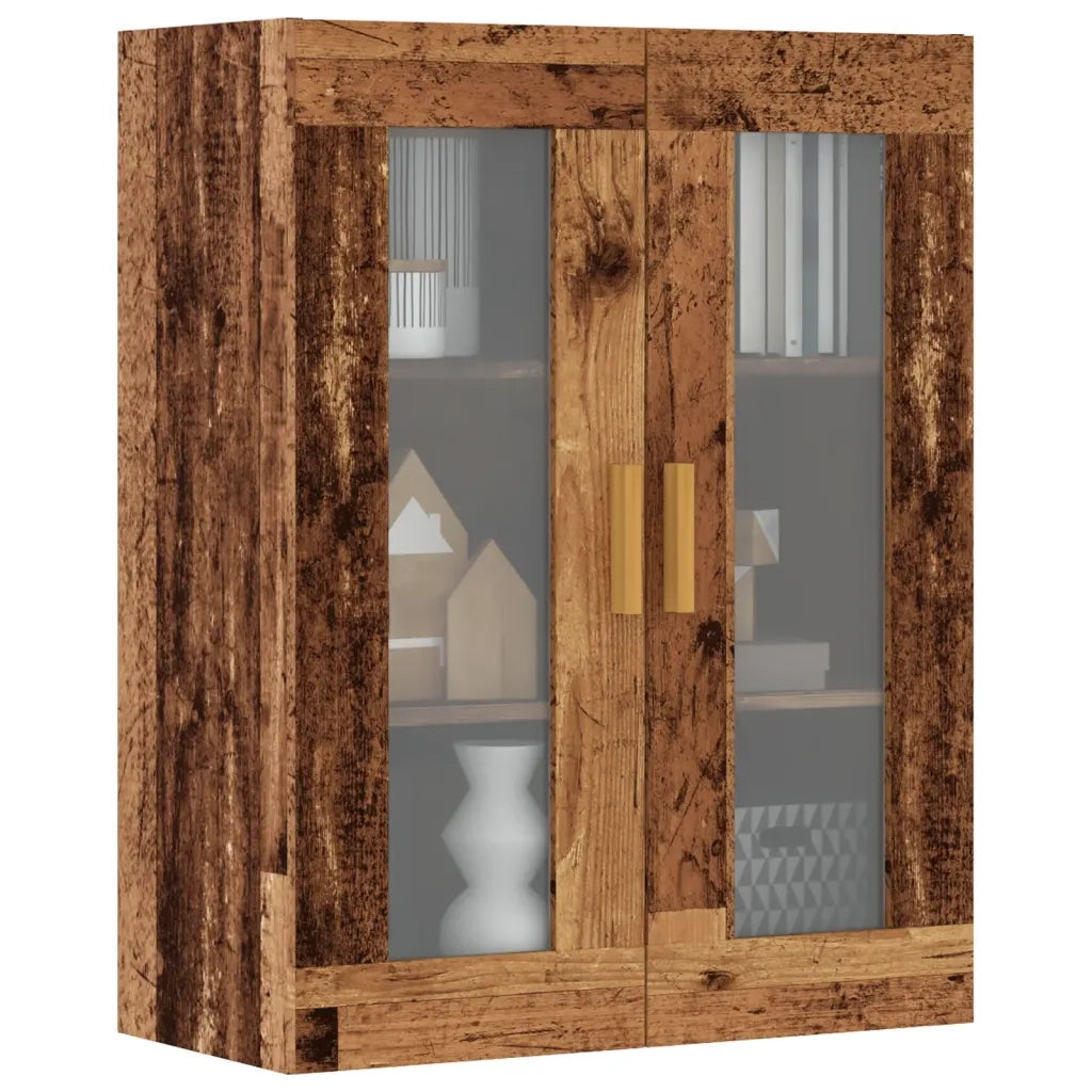 Armadietto Pensile a Parete Legno Antico 69,5x34x90 cm CFW7327448