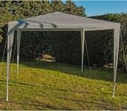 Tenda di ricezione 3x3m impermeabile con 8 ganci taupe.