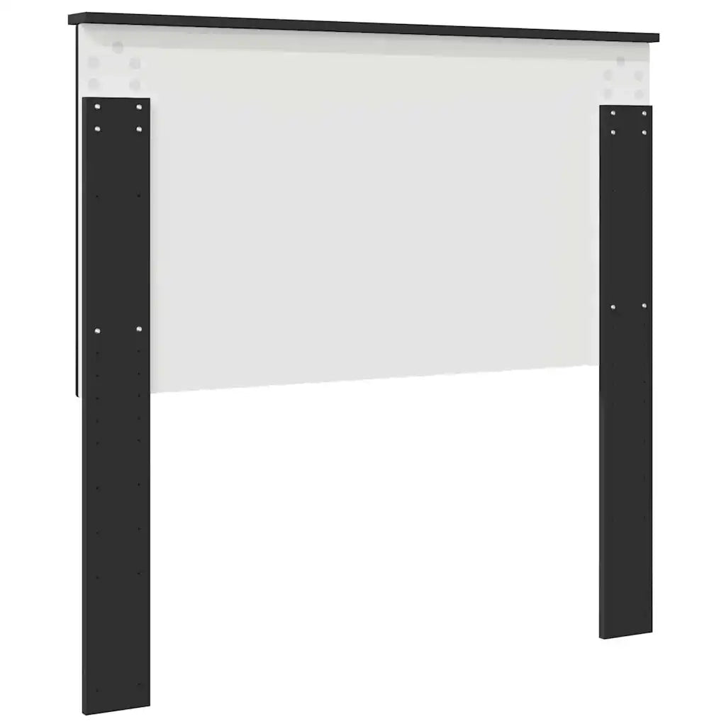 Testiera-Testata-Testiera Decorativa Rovere Nero 100 cm Legno multistrato 182708