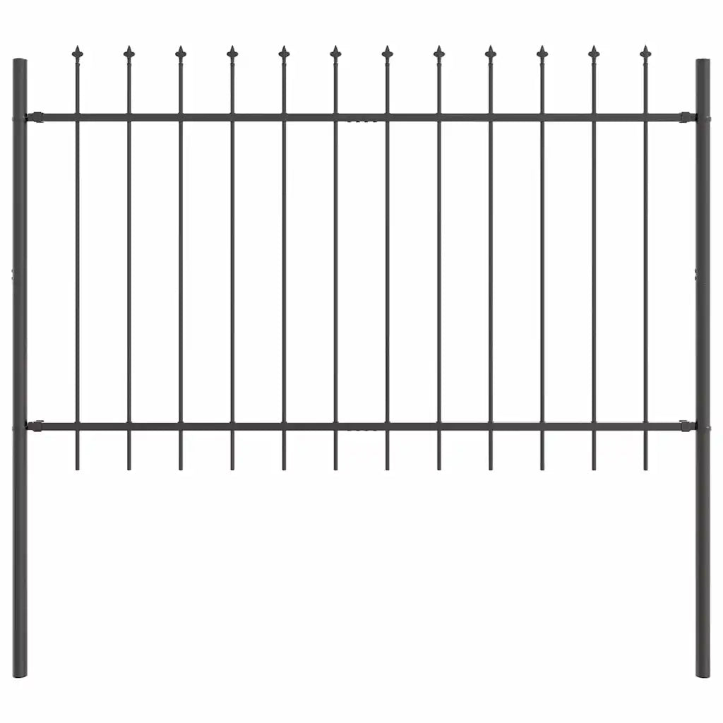 Recinzione per Giardino 8 pcs Grigio 13,6 x 1 m 3334150
