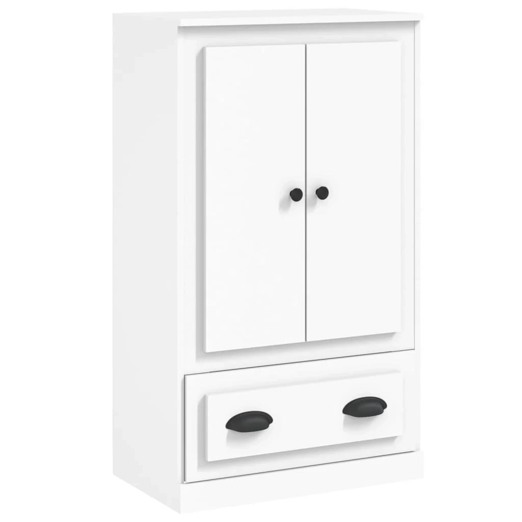 Buffet credenza cassettiera mobiletto mobile contenitore organizer per cucina soggiorno salotto alto 60 x 35,5 x 103,5 cm legno ingegnerizzato bianco 02_0032466