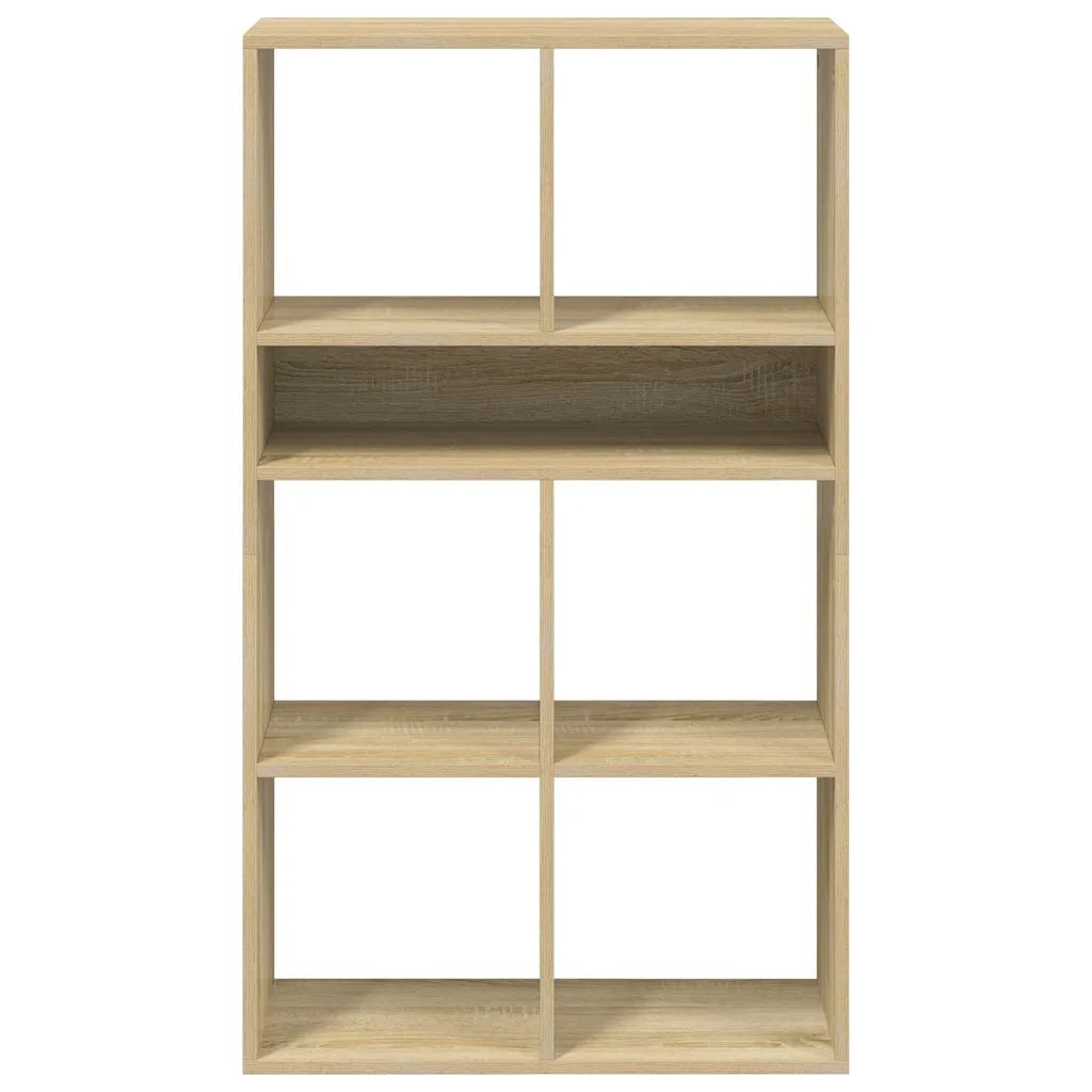 Libreria Rovere Sonoma 66x31x112 cm in Legno Multistrato