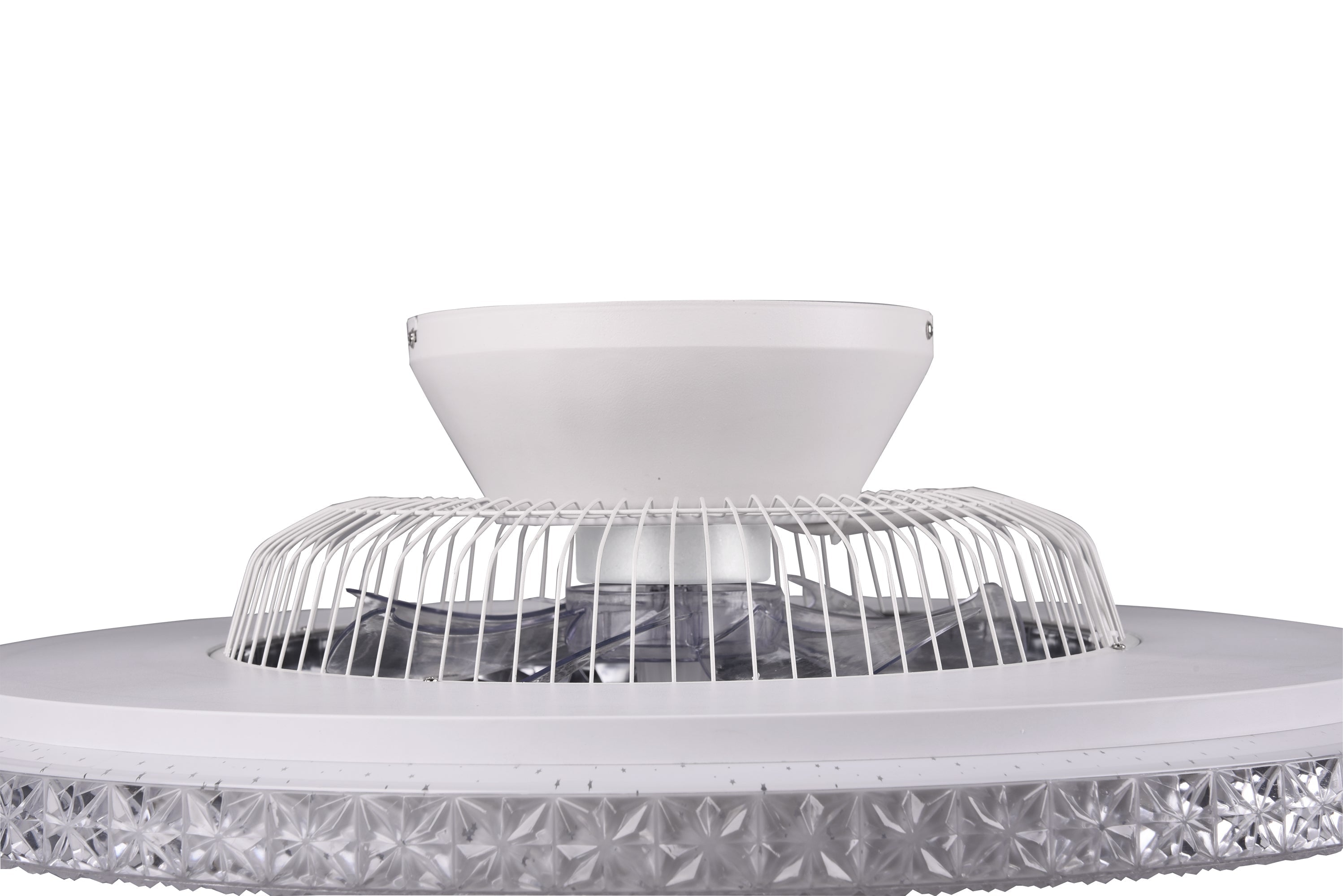 Plafoniera Ventilatore da Interno a led in Plastica