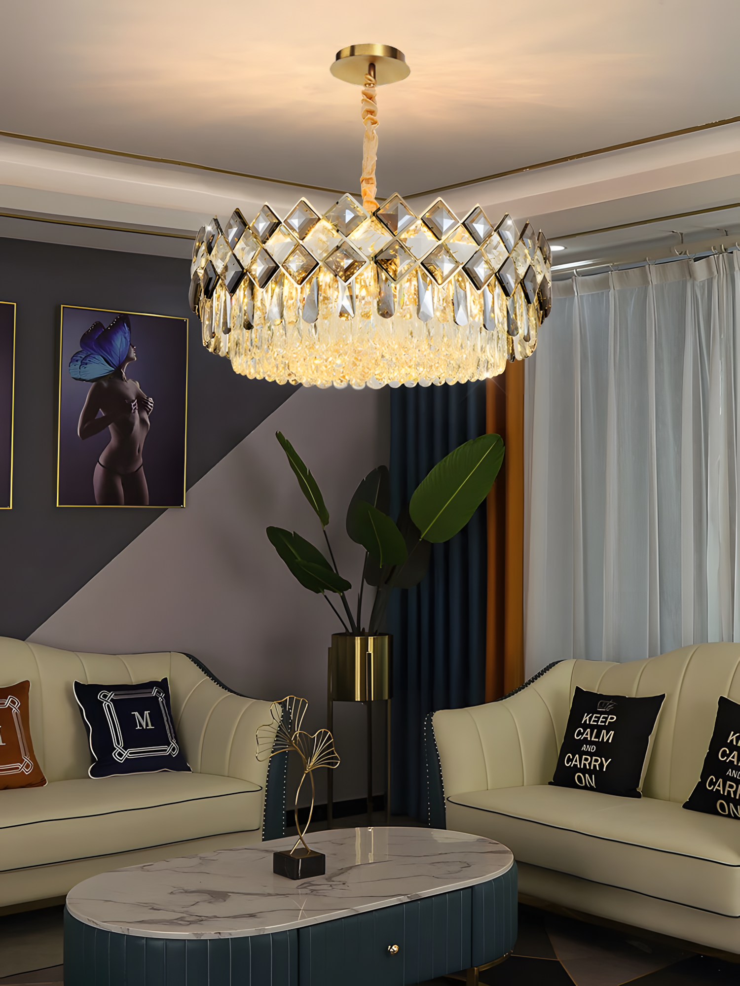 Lampada APP1540-8CP60 Gold