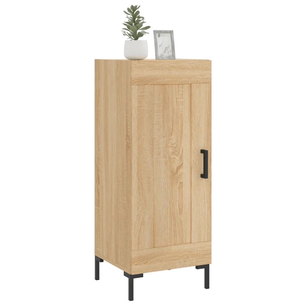 Credenza | Madia | Buffet da pranzo | Armadio da pranzo Rovere Sonoma 34,5x34x90 cm in Legno Multistrato