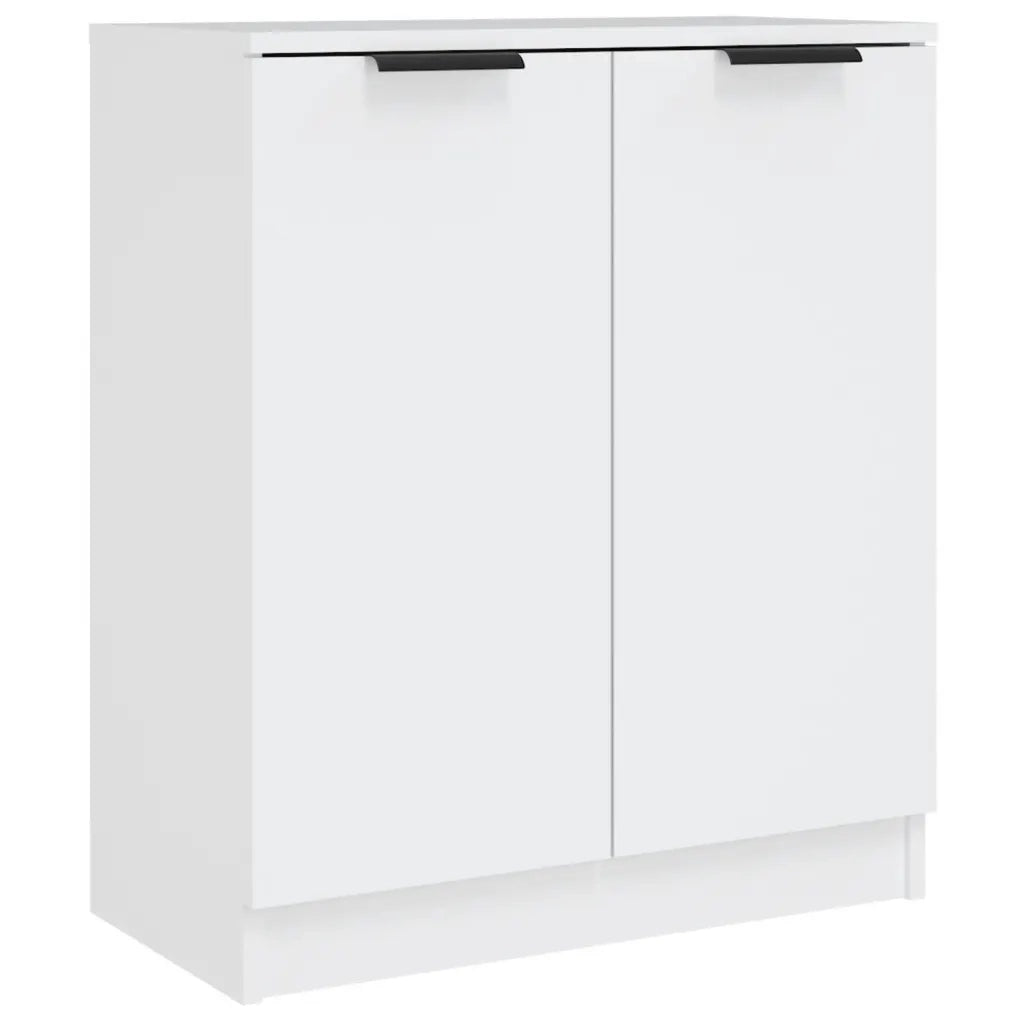 Credenze 2 pz Bianche 60x30x70 cm in Legno Multistrato cod mxl 65251