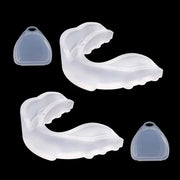 Due Pezzi di Protezione per Occhi per Sport di Contacto - Protezione per il Dente con Box di Adattamento Personalizzato e Cassetta Igiene