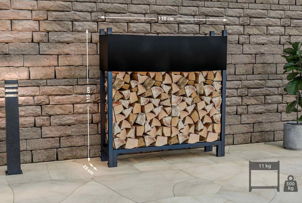 Portalegna + telone Martin 25x110x115 cm