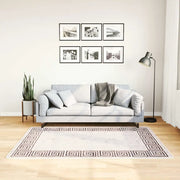 Tappeto Lavabile 120x180 cm Beige Chiaro 337948