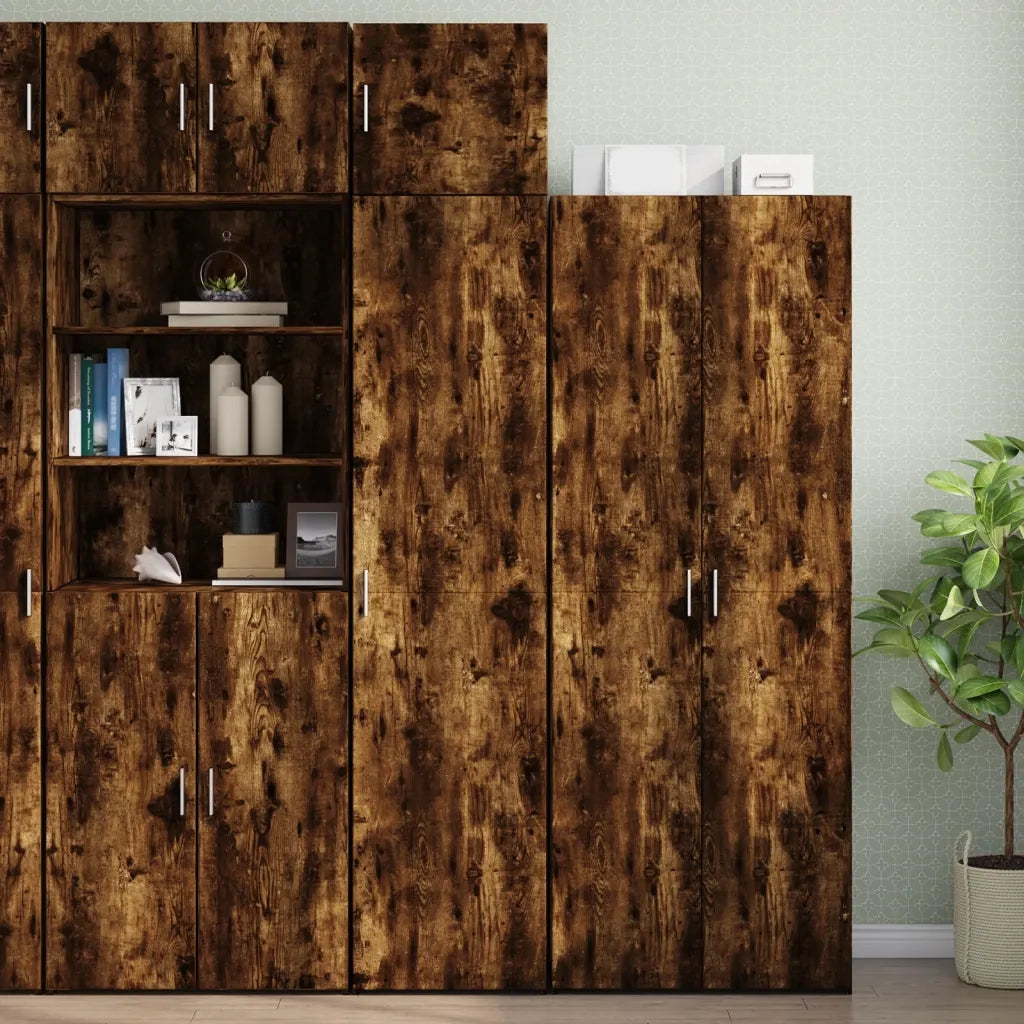 vidaXL Mobile a Parete Rovere Fumo 45x42,5x40 cm in Legno Multistrato