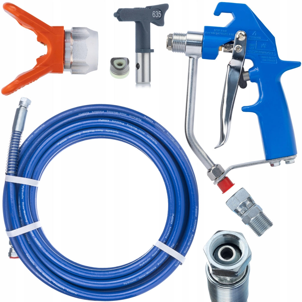 Agitatore Verniciatura Zenthril Boa X – Set Completo con Pistola e Accessori | 3500W, 20MPa, 6L/min