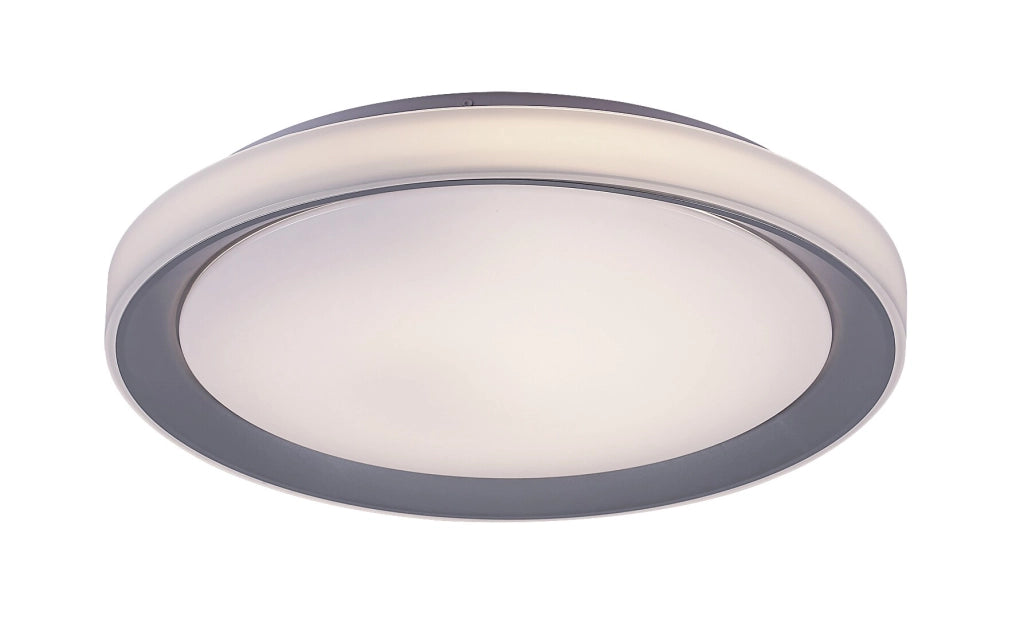 Plafoniera LED RGB WiFi Rabalux Everest 51cm 40W cromo