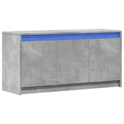 Porta TV multimediale scaffale per televisione televisione buffet sala da pranzo soggiorno camera da letto con LED 100 x 34 x 50 cm pannelli compositi grigio 02_0026430
