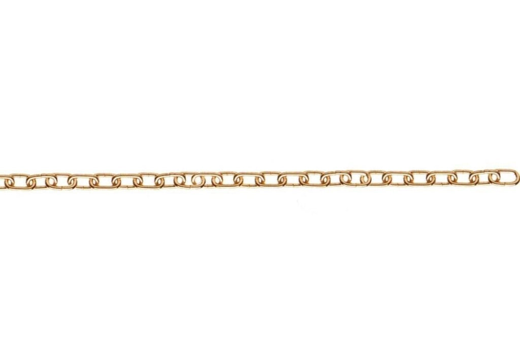 Catenella Ad Anelli Nickelato 11X6X1,6 Lunghezza 2 Metri Set 5 Pezzi - Masidef