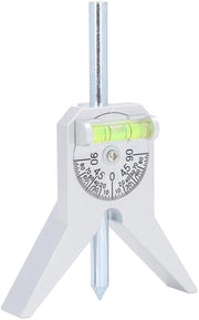 Centrato a tubo Y-Kop con Bubble livello regolabile - Segnalatore di tubo sicuro - Acciaio inossidabile - 15,5 x 10,5 cm - 307g - Sostenibile e facile da utilizzare - Misuratore di tubo