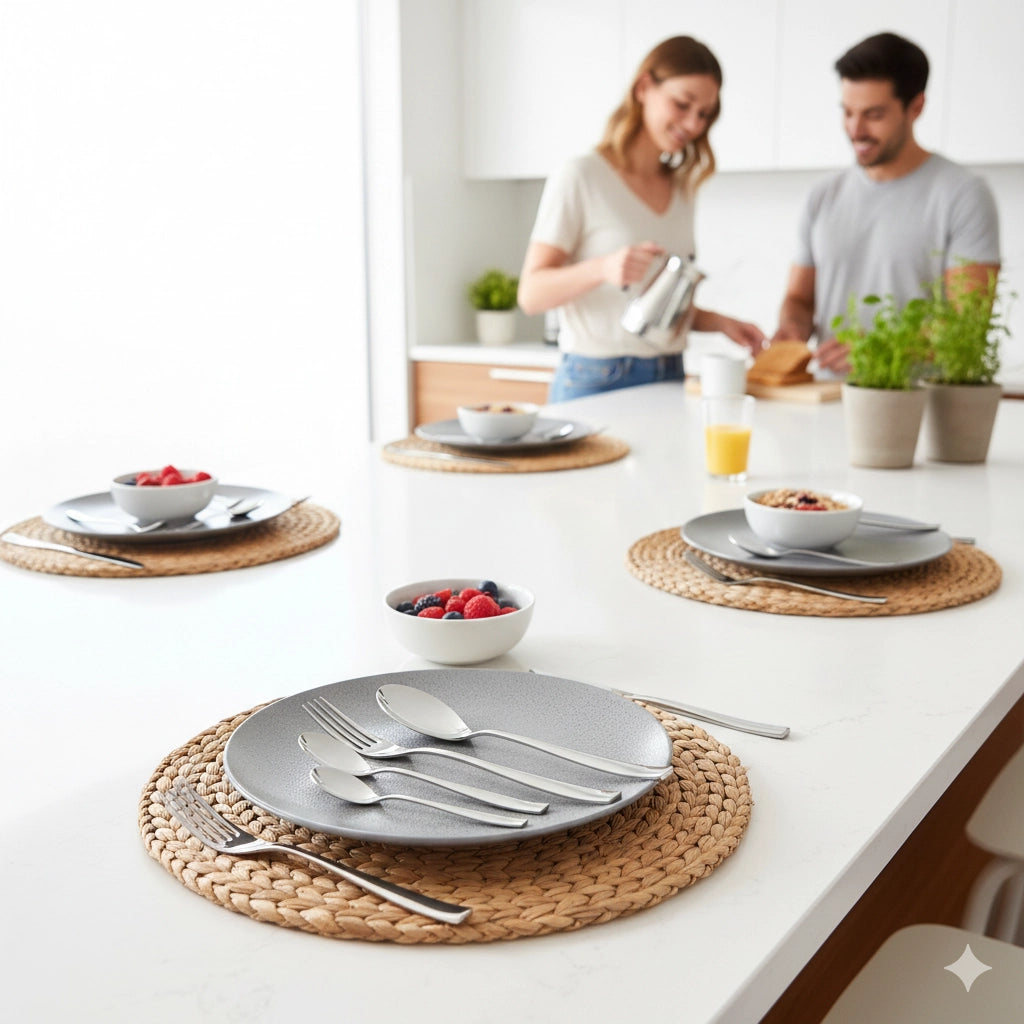 Servizio Set di Posate 24 pezzi in Acciaio Inox Eme Etoile