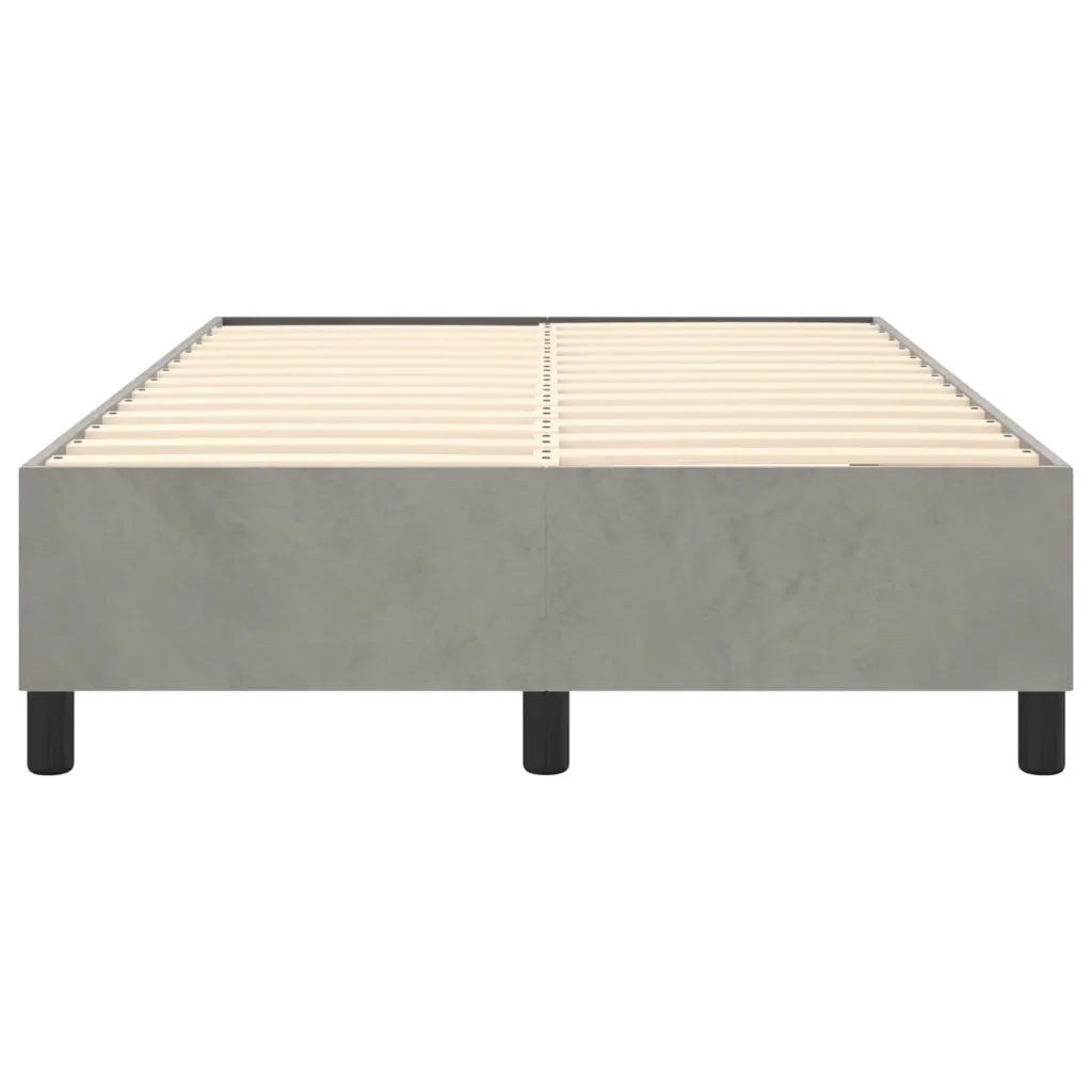 Giroletto a Molle Grigio Chiaro 120x200 cm in Velluto cod mxl 63902