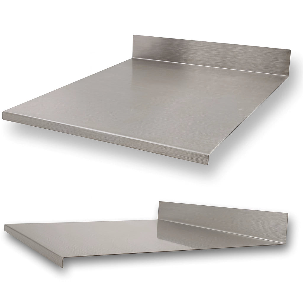 ZOIMANIA - Spianatoia con Tarocco e Mattarello - Inox - Cucina - Profondità 50 Dimensione Spianatoia: L 60 x P 50 x 7cm x 3cm