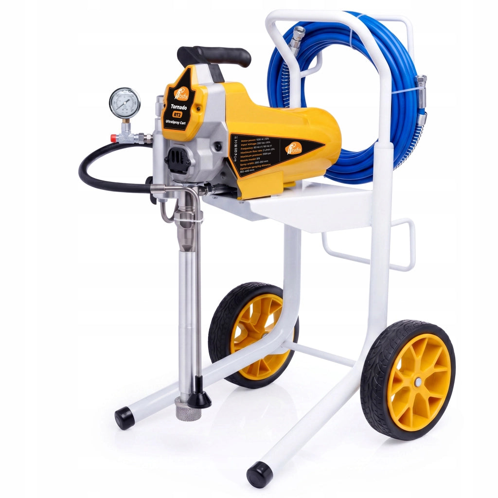 Agitatore di Vernice Rosfix Tornado RT2 UltraSpray – 1030W, 22MPa, 2L/min | Mobilità e Precisione