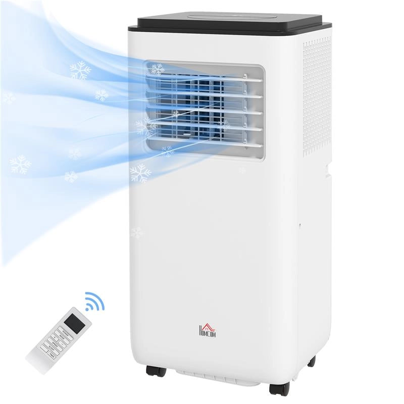 CONDIZIONATORE PORTATILE 750W CON 5 MODALITÀ E 2 VELOCITÀ, IN PLASTICA E ACCIAIO, 33X28X70.4 CM, BIANCO