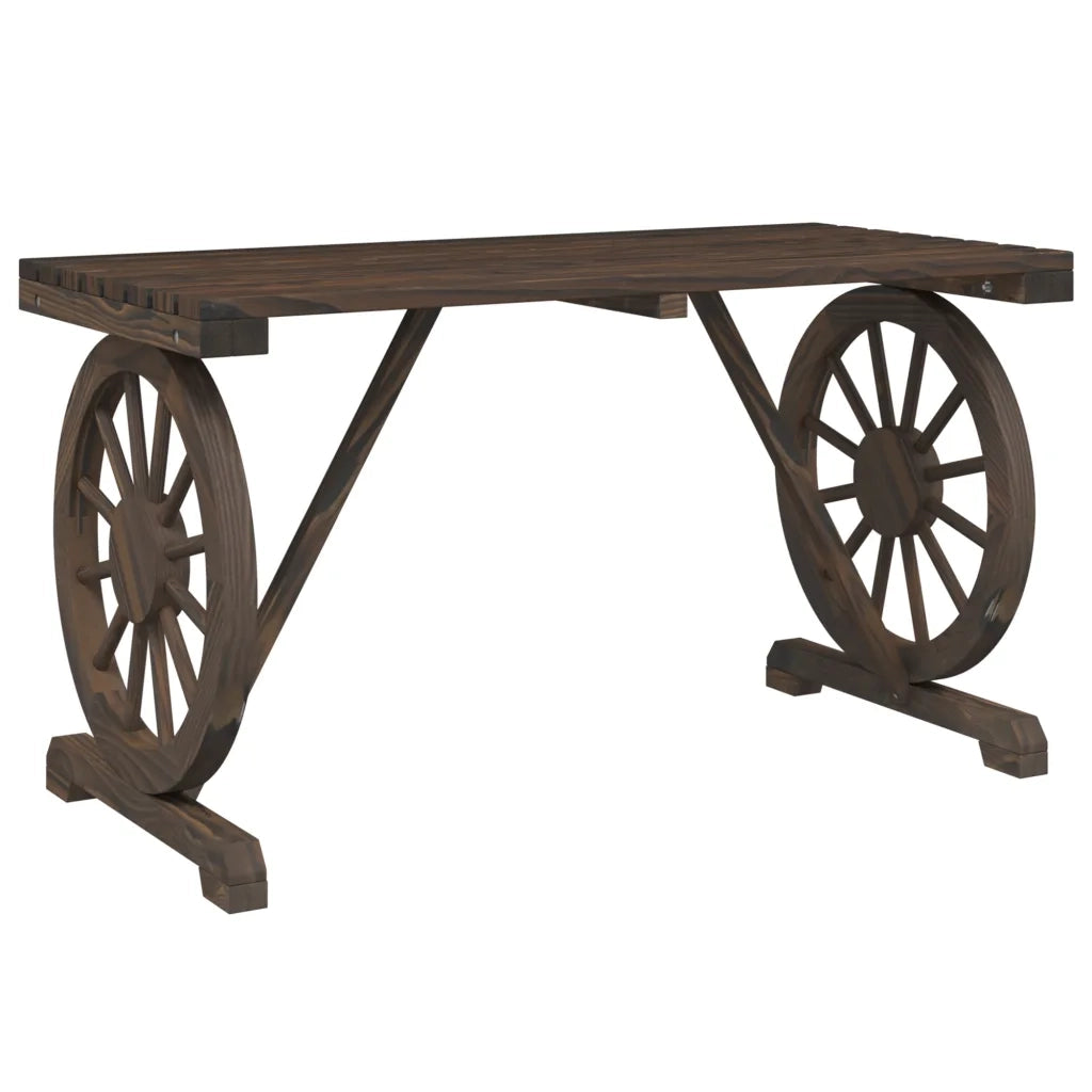 Set da Pranzo da Giardino 3 pz in Legno Massello di Abete 3207138