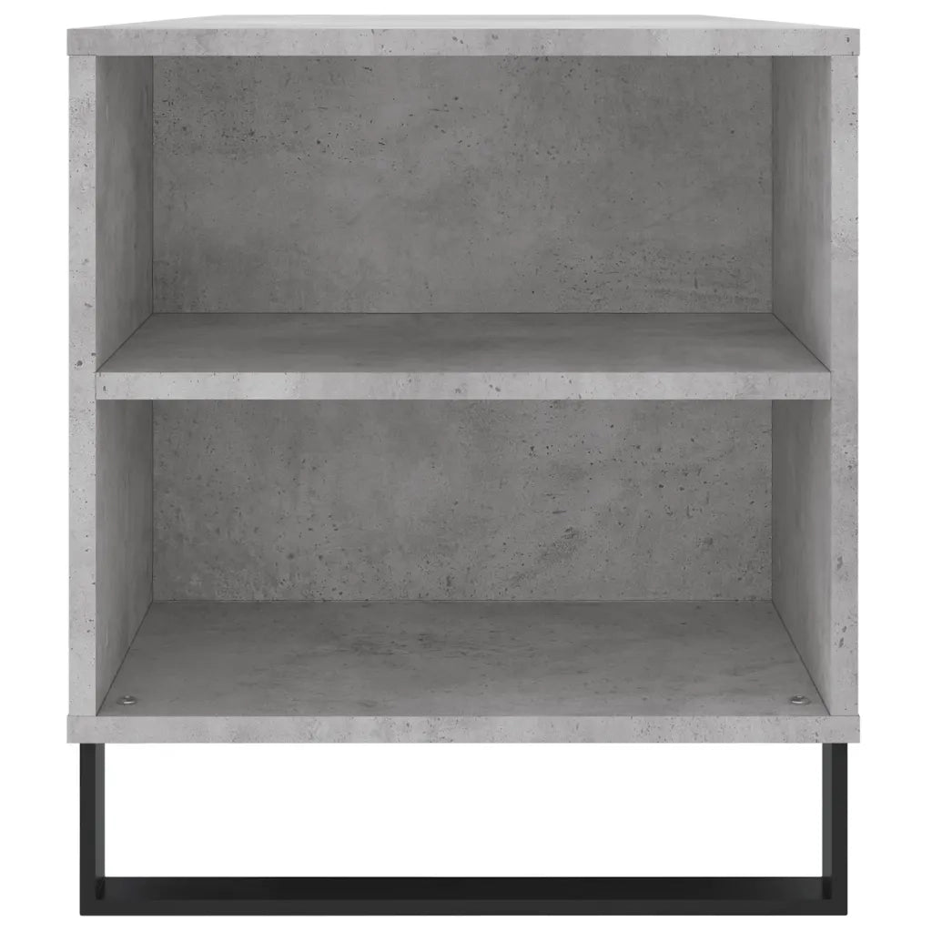 Tavolino salotto | Tavolino da caff¨¨ | Tavolino da Soggiorno Grigio Cemento 102x44,5x50cm Legno Multistrato