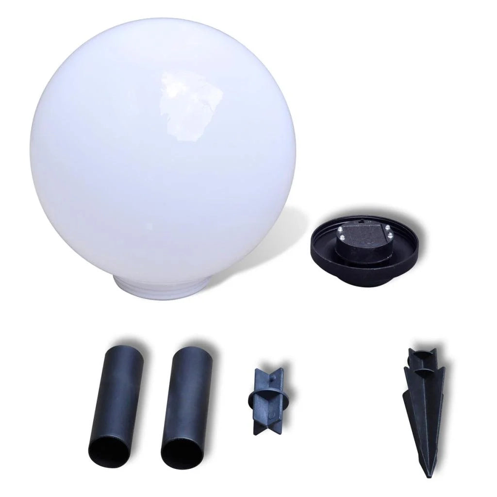 Decorazione luminosa a sfera solare da esterno da 30 cm 2 pezzi 2402052