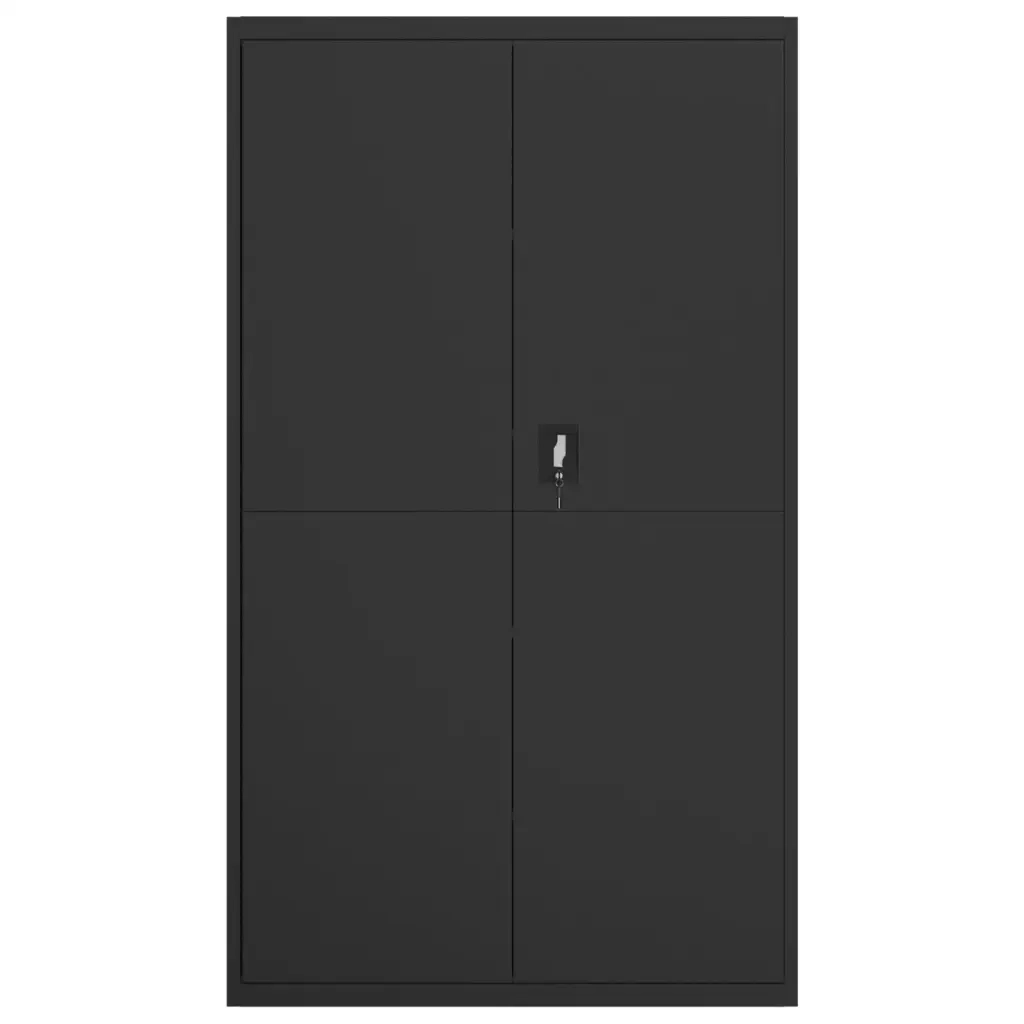 Armadio Classificatore Nero 105x40x180 cm in Acciaiocod mxl 78151