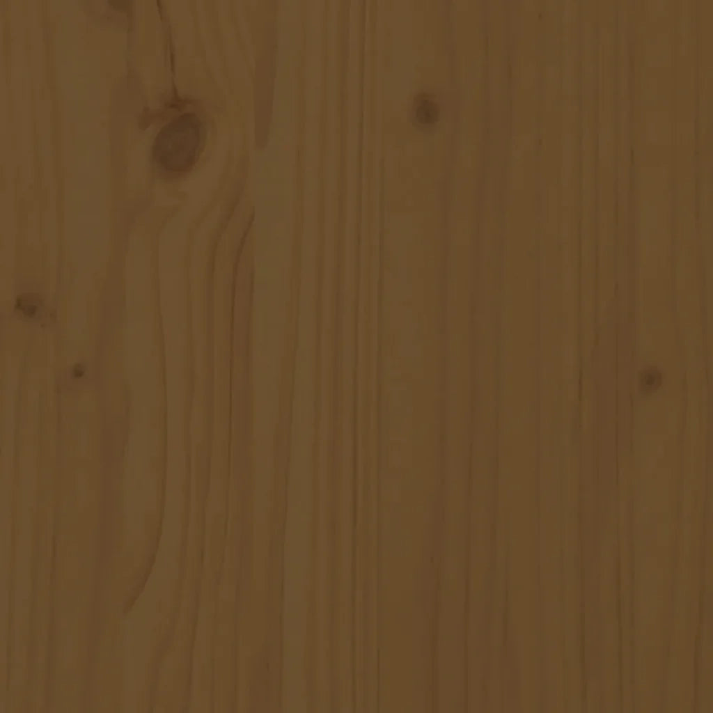 Dormeuse Marrone Ambra in Legno Massello di Pino 90x200 cm 806943
