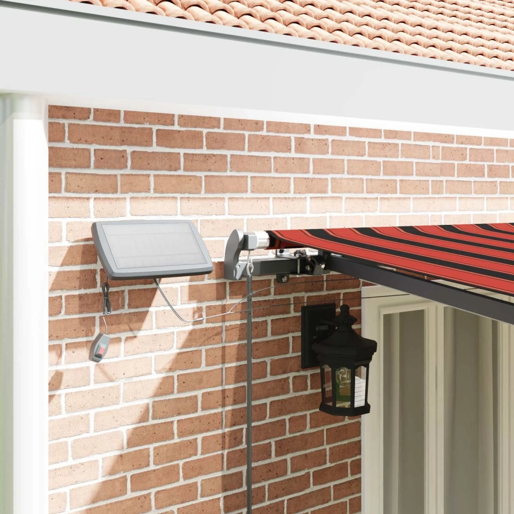 Tenda Retrattile arancione e marrone 600 ×300 cm Tessuto 3331594