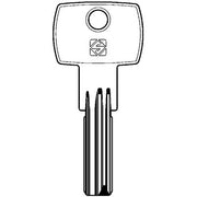 CHIAVE PUNZONATA VIRO EURO PRO VI19 SILCA - OTTONE NICHELATO- 5 pezzi