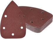 Set di carta abrasiva a 25 pezzi - carta abrasiva a forma di triangolo - grana 240 - 8,9 x 14,9 cm - ossido di alluminio - antistatico - carta abrasiva per macchina da raschiare