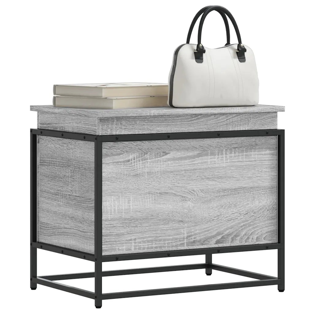 Contenitore con Coperchio Grigio Sonoma 60x40x51,5cm Truciolato CFW9843299