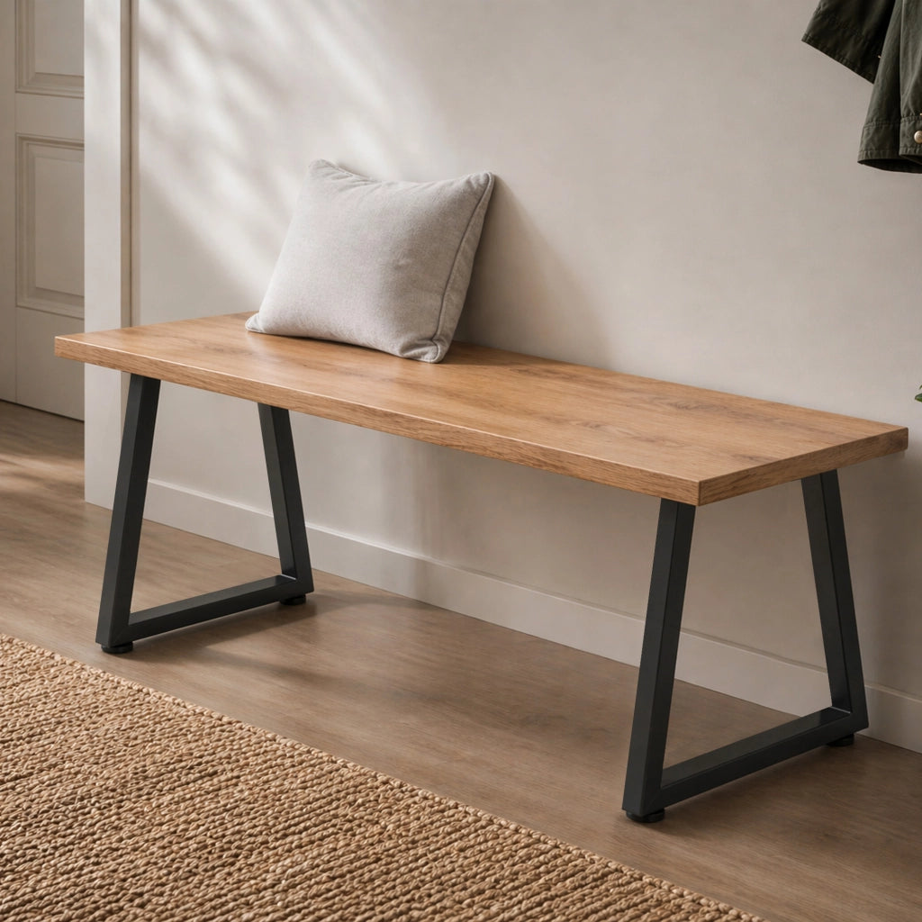 Gambe da tavolo in acciaio ¨C zephmum ¨C nero 60x43 cm