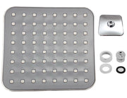 Soffione doccia x bagno quadrato moderno effetto pioggia 15 x 15 CM Art. 59161