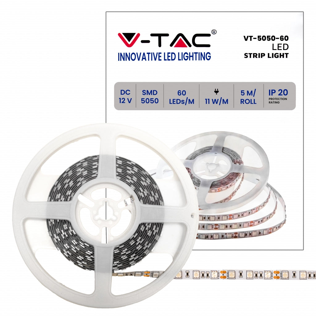 Strip LED SMD5050 - 60 LED Green IP20
