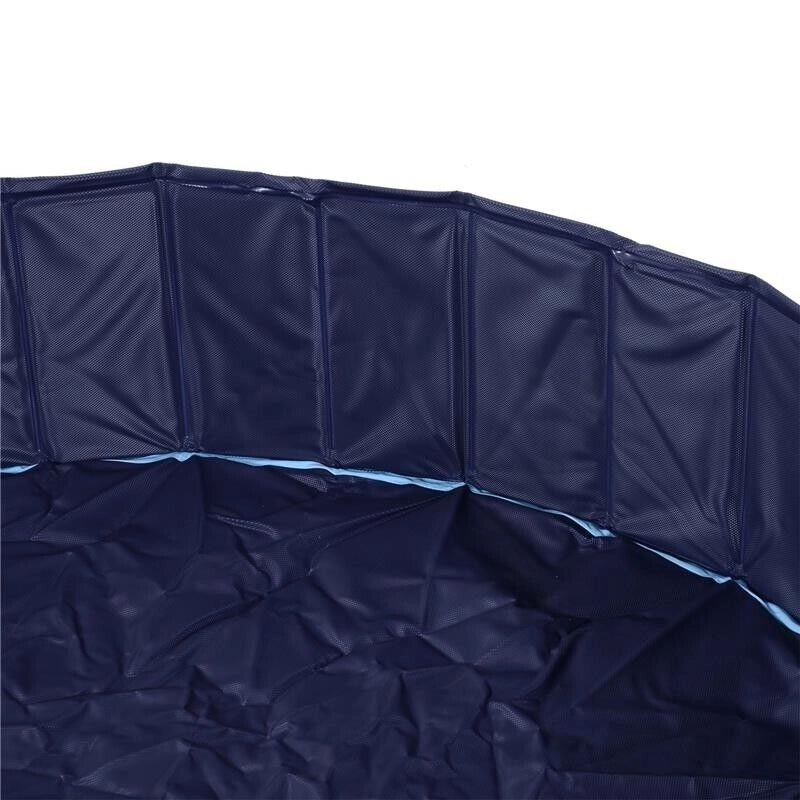 PISCINA PIEGHEVOLE PER CANI IN PVC 160 X 30CM  AZZURRO