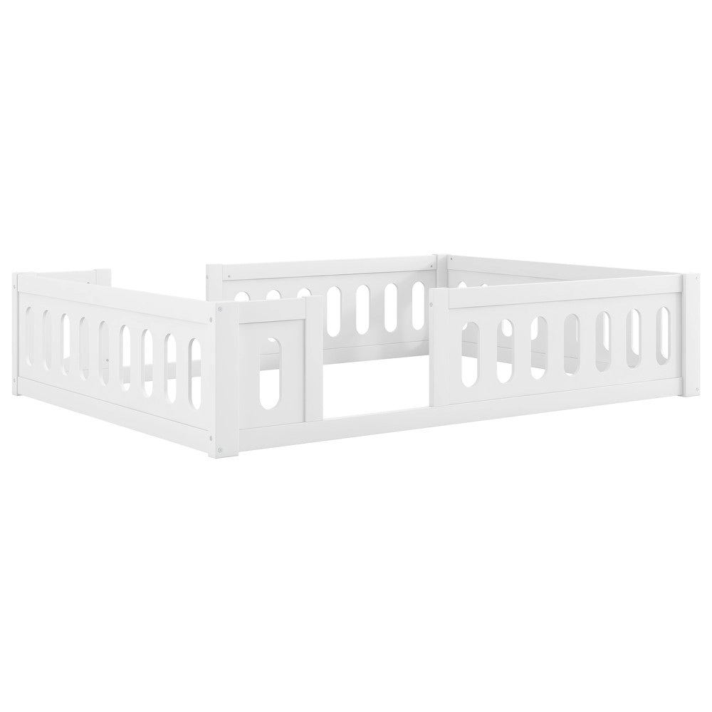 Letto in Legno con Sponda 140x200 ¨C MINIMAL ¨C Bianco