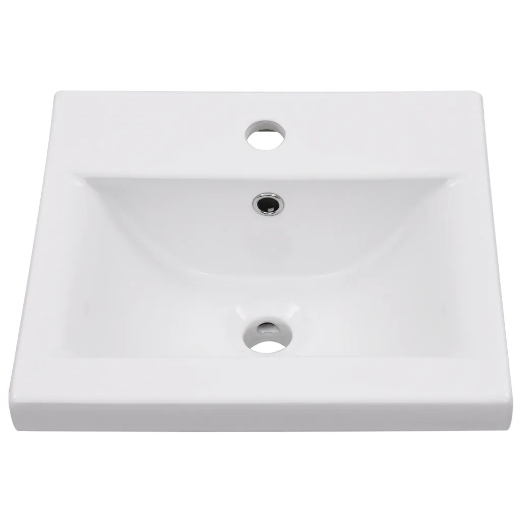 Set Mobili da Bagno 5 pz Grigio Cemento in Legno Multistrato