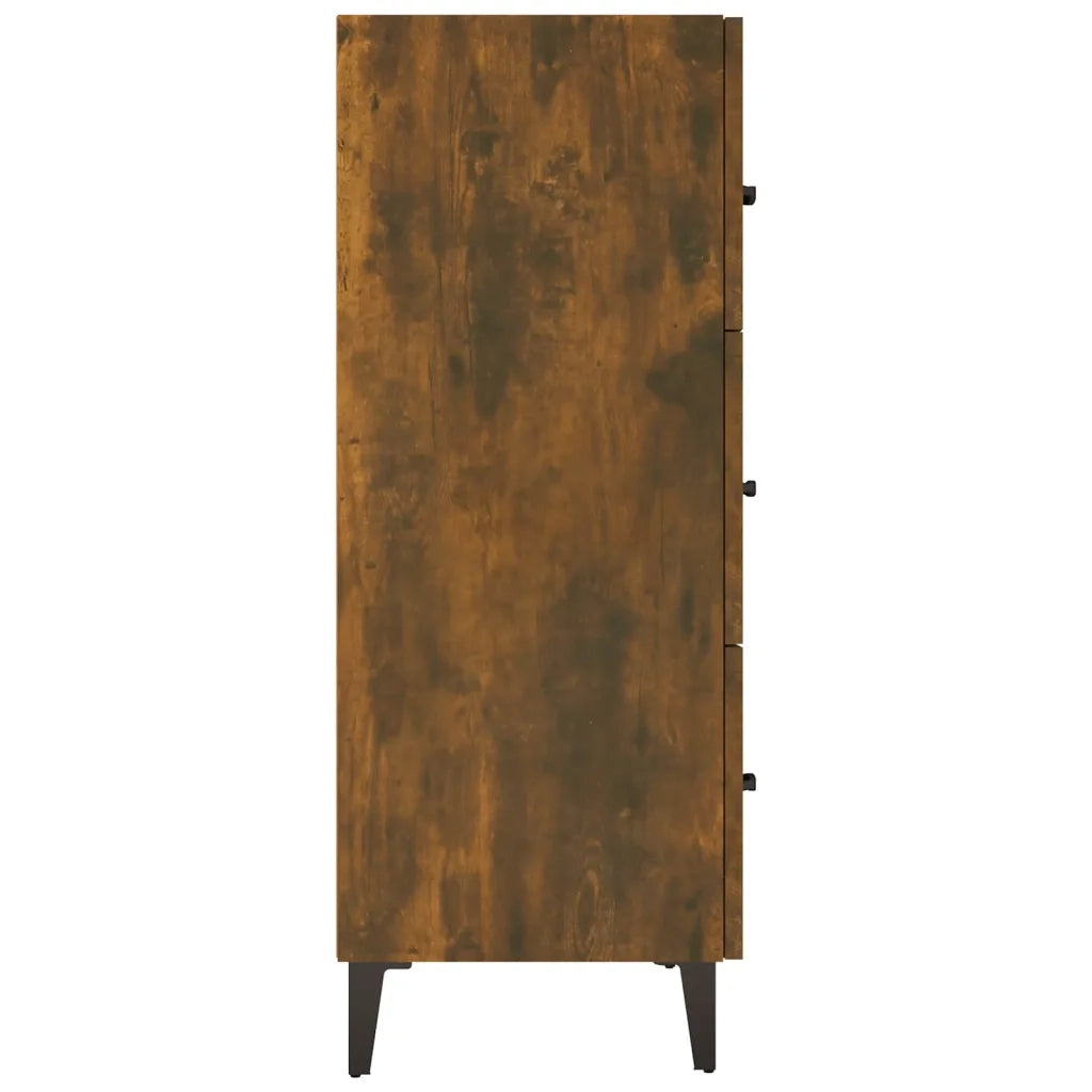 Credenza-Buffet-Armadio da cucina Rovere Fumo 69,5x34x90 cm in Legno Multistrato 199043